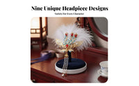Chinese Traditional Hair Accessory Fairy-Like Design Feather Tassel Hair Comb Chinese Traditional Hairpin Handmade Chinese
