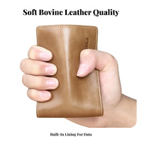 Soft Feel Case Blocking men's Document Holder for Professionals, Commuters
