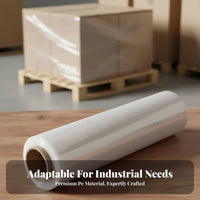 Black Pallet Stretch Wrap High Elasticity Black Stretch Wrap Sturdy Duty Wrapping Film Puncture Resistant Plastic Packing Roll