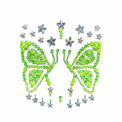 Carnival Skin Decal Sticker, Rear, Acrylic Crystal, Fluorescent, Party