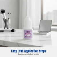 Eyelash Glue, Gentle Low-Irritation Waterproof Fast-Drying Styling Tool Set