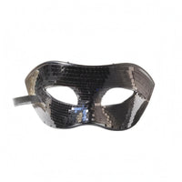 Mirror Mosaic Mask Cutout Eye Openings Face Covering Contoured
