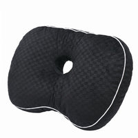 Side Sleeper Ear Pillow Checkered Ear Pillow White Piping