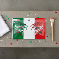 Global Football Championship Face Sticker Glittery National Flag Face Gems