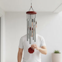 Metal Wind Chime Gift Hanging Wind Bell Rustic Design for Balcony