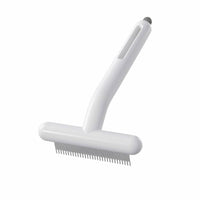 Pet Grooming Comb with Metal Teeth Ergonomic T-Shaped Pet Comb Safe