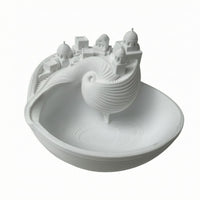 Decorative Organizer Tray Spiral Divider Key Tray Miniature Scene