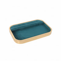 Jewelry Display Tray Rounded Corners Rectangular Jewelry Tray Aluminum Alloy