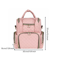 Double Layer Nail Bag Portable Nail Tech Bag Handle for Salon