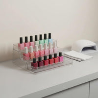 Floating Cosmetic Holder Space-Saving Clear Wall Mounted Organizer for Dorm Room