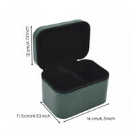 Jewelry Gift Box Soft Interior Lining Zippered Bracelet Box Wristwatch Display Holder Abrasion Protection for Travelers