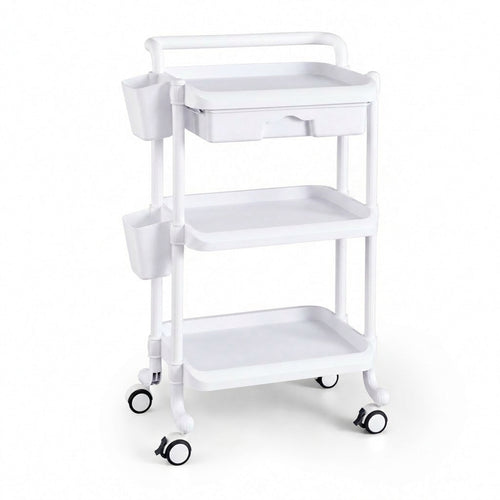 Beauty Trolley Versatile Salon Trolley Heavy Duty for Clinics, Nail Technicians