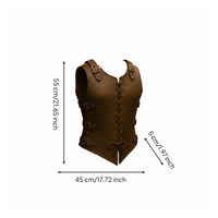 Viking Cosplay Protective Gear Vest Nordic Inspired Viking Leather Chest