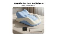 Multifunctional Face down Reading Pillow Breathable Textile Face down Pillow Washable Cover for Lounging, Bed