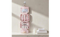 Foldable Hanging Toiletry Bag Water-Resistant Hanging Toiletry Bag Easy to Clean