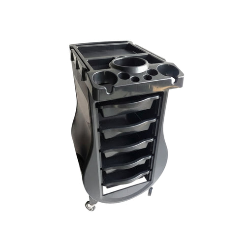 Salon Trolley Cart Cup Holders Beauty Trolley Flat Top