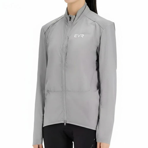Women's Cycling Windbreaker Jacket, Autumn Season, Breathable, Water-Resistant, Road Bike Outerwear, Lightweight, Multi-Color