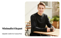 Long Sleeve T-Shirt, Classic Button Design, Breathable blend, Casual Autumn Top for Youth