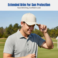 Large Head Large Head Accommodating Structured sport Cap Deep Fit sporting Hat Sun Protection Headwear Breathable for Outdoor lovers, Athletes, sportinging, informal Wear, Sports, Fishing