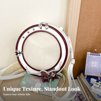 Adjustable Straps Convertible Pin Display Backpack Versatile Design Pin Display Purse for Conventions, Casual Outings