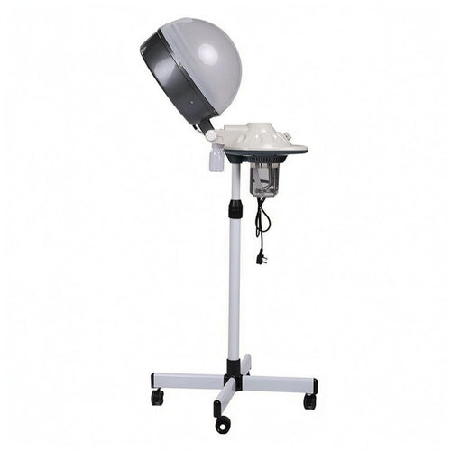 Hooded Hair Steamer Height Adjustable Standing Hair Steamer Beauty Equipment Vertical EU Plug