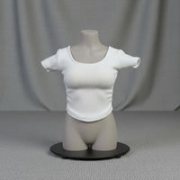 Women's Figure T-Shirt Stretchy Toy Outfit Visible Stitching
