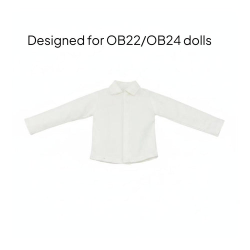 Long Sleeve Doll Shirt Casual Design Short Sleeve Doll Shirt Easy to Match