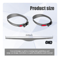 Adjustable Hair Band Easy to Clean Snap-on Hair Guide Portable
