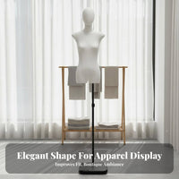 Half Body Clothing Form Stable Thickened Base Female Mannequin Torso