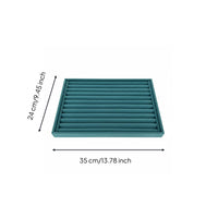 Rings Earrings Display Tray Grooved Design Jewelry Organizer Tray Space Saving for Showcase, Shop Counter
