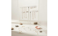 Double-Sided Necklace Holder Elegant Necklace Display Stand Easy to Clean
