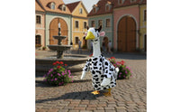 Cow Print Goose Shirt Funny Outdoor Decoration Gift Idea for Yard