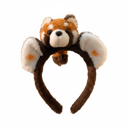 Raccoon Ear Headband, Fuzzy Hair Accessories, event, Photo Props