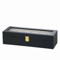 Watch Storage Box Cushioned Compartments Watch Organizer Box Dust Protection