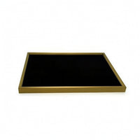 Jewelry Display Tray Rectangular Jewelry Tray with Velvet Lining Soft for Dresser, Boutique