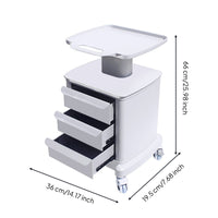 Salon Beauty Rolling Trolley Cart Modern Beauty Trolley Stable for Salons, Spas