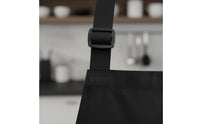 Adjustable Bib Apron with Pockets Extra Long Waist Ties for Kitchen, Restaurant