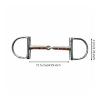 Stainless Steel Horse Copper Rollers D-Shaped Long-Lasting for Riders