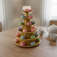 Macaron Display Stand Hand Washable Tiered Dessert Stand Lightweight for Wedding