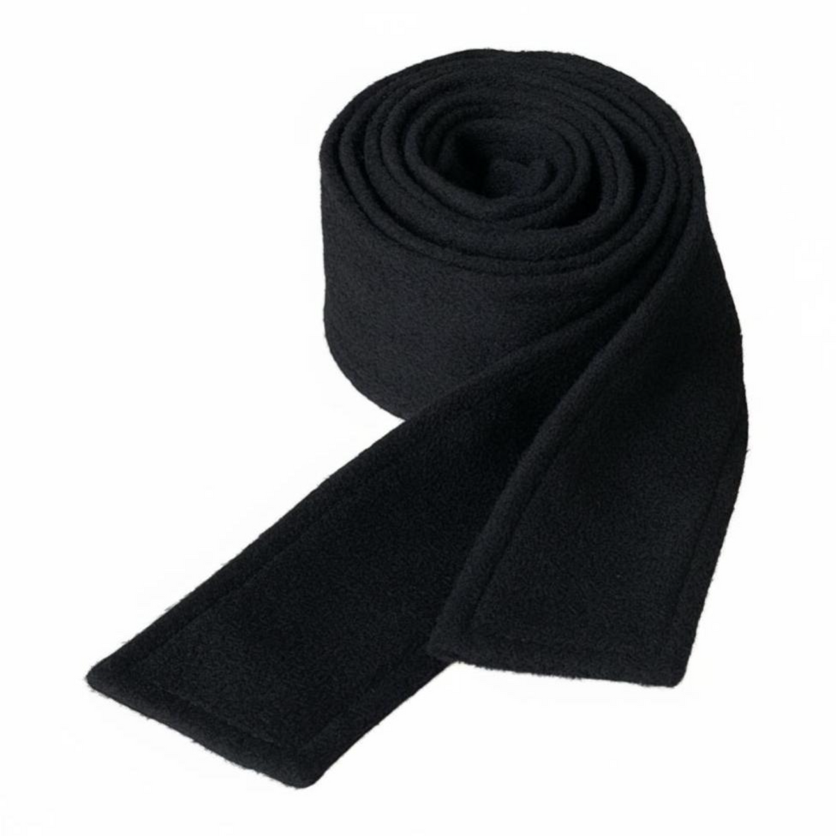 Universal Black Wool Coat Belt, Double-Sided, Formal Wear