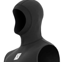 3mm Neoprene Hooded Vest Super Stretch Hooded Diving Wetsuit Vest Close Fit