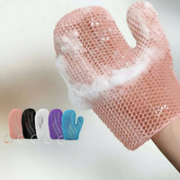 Bath Glove Flexible Mesh Scrub Glove for Bathing, Body Cleansing
