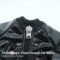 OB11 Doll Jacket Coating effect/12 Scale Doll Clothes Functional Zipper