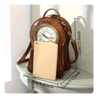 Vintage Clock Bag Adjustable Strap Fashion Accessory Special Shape