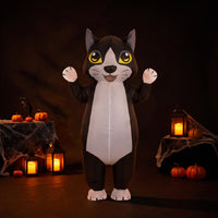 Inflatable Cat Suit Full Body Apparel Quick Inflating for Halloween, Parades
