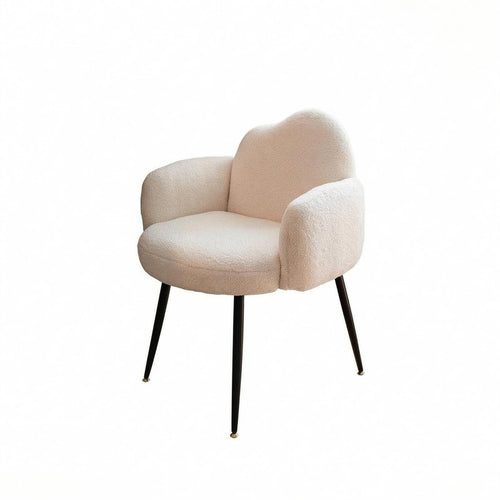 Dressing Chair Padded Seat Household Seating Metal Legs Home Furniture for Desk, Bedroom