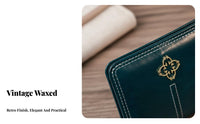 Vintage Fashion women's Short Wallet Snap Closure women's Bifold Wallet Slim Design for Students, Travelers, Daily Use, Travel, Shopping