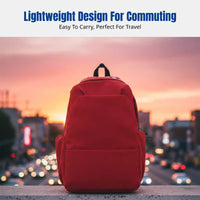Urban Minimalist Backpack, Nylon School Bag, Breathable, Water-Resistant, for Teens, Travel, Random Color