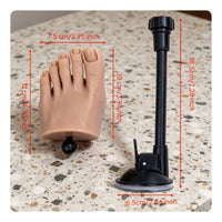Nail Practice Foot Reusable Pedicure Practice Mannequin Flexible