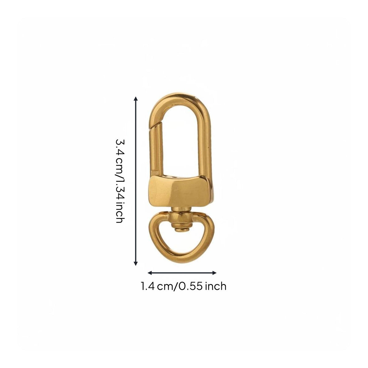 Quick-Release Snap Hook Stainless Steel Bag Hardware DIY for Crafters